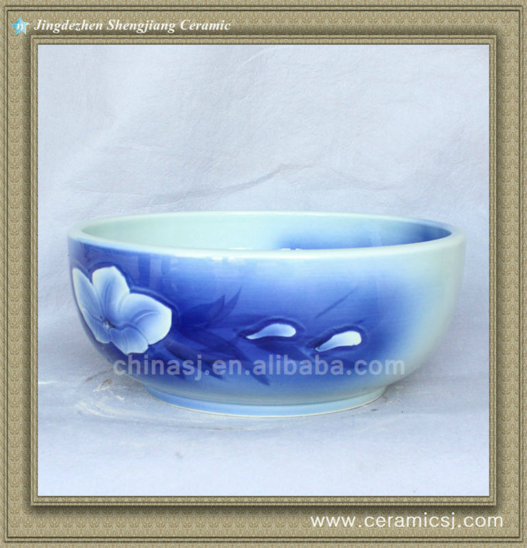 588837718_221 colorful chinese ceramic bathroom sink WRYBH93 - shengjiang  ceramic  factory   porcelain art hand basin wash sink