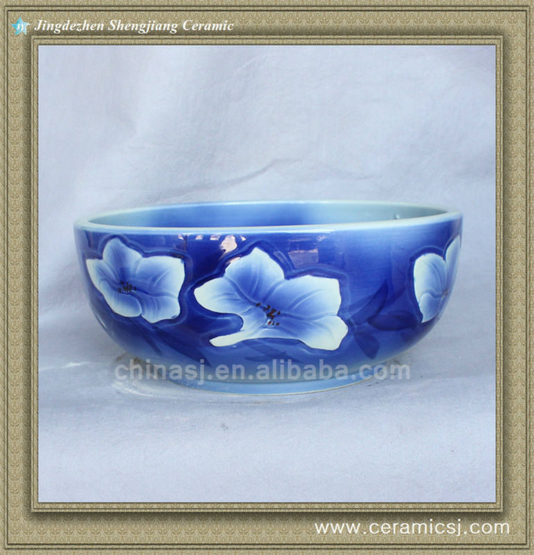 588837729_110 colorful chinese ceramic bathroom sink WRYBH93 - shengjiang  ceramic  factory   porcelain art hand basin wash sink