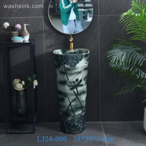 LJ24-0099  Vertical wash basin artistic conception creative art home decorative wash basin