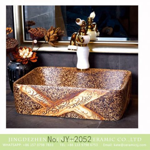 China traditional high quality art marble pattern sanitary ware     SJJY-1052-8