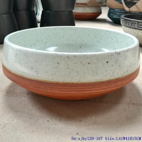 sjby120-167 Jingdezhen desert star pattern washbasin